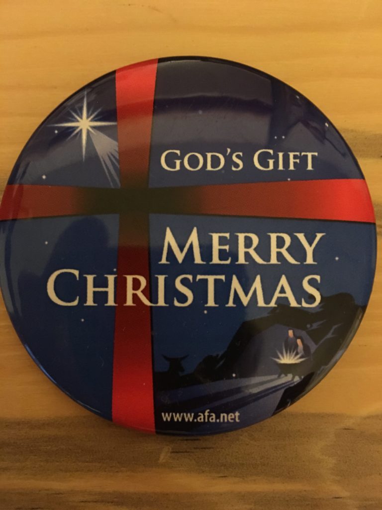 God's gift at Christmas is Jesus Christ so why is it so controversial to say "Merry Christmas"?