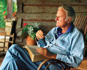 Billy Graham my Mentor with his Beloved Bible