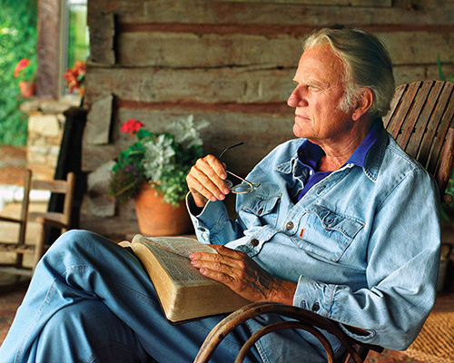 Billy Graham my Mentor with his Beloved Bible
